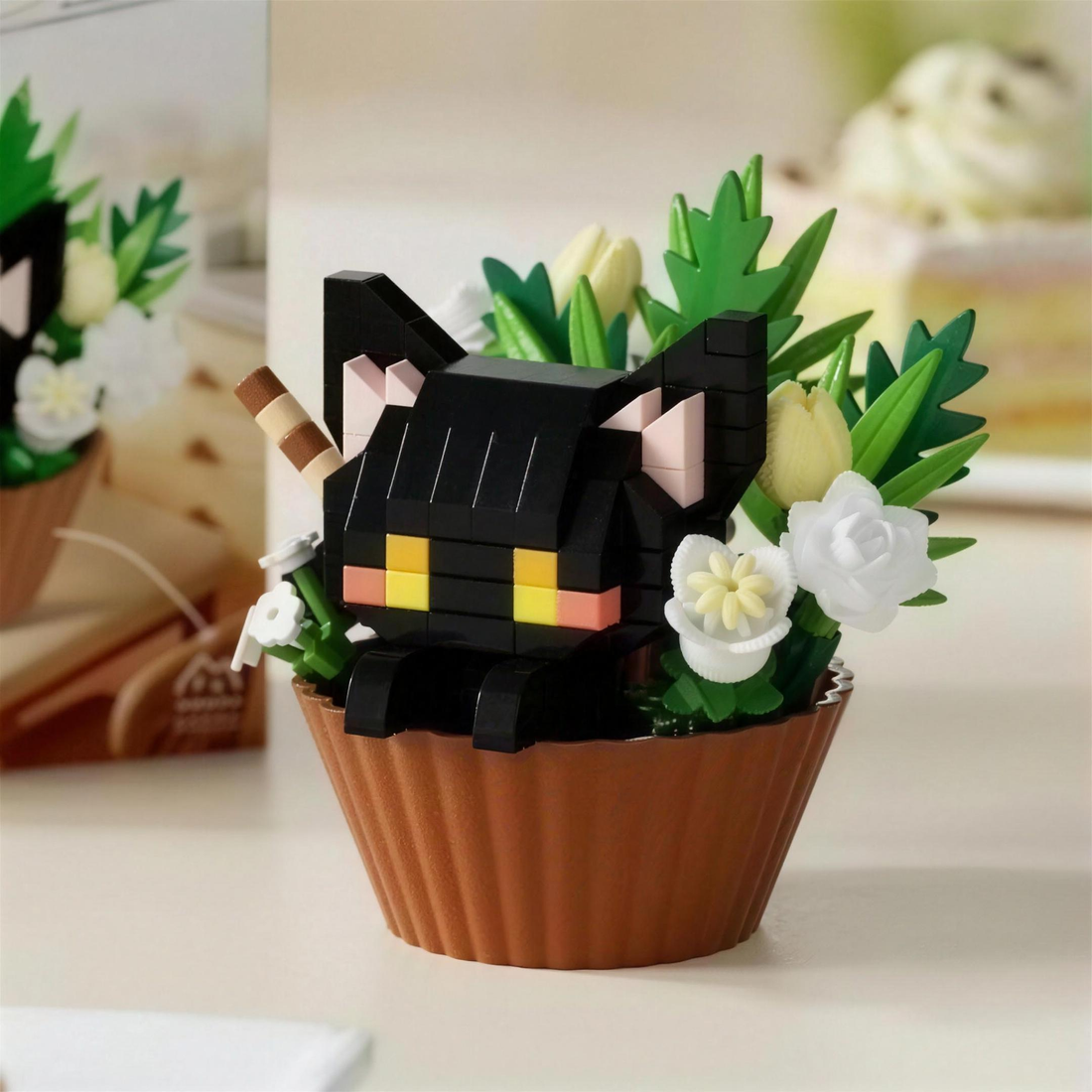 Black cat flower pal
